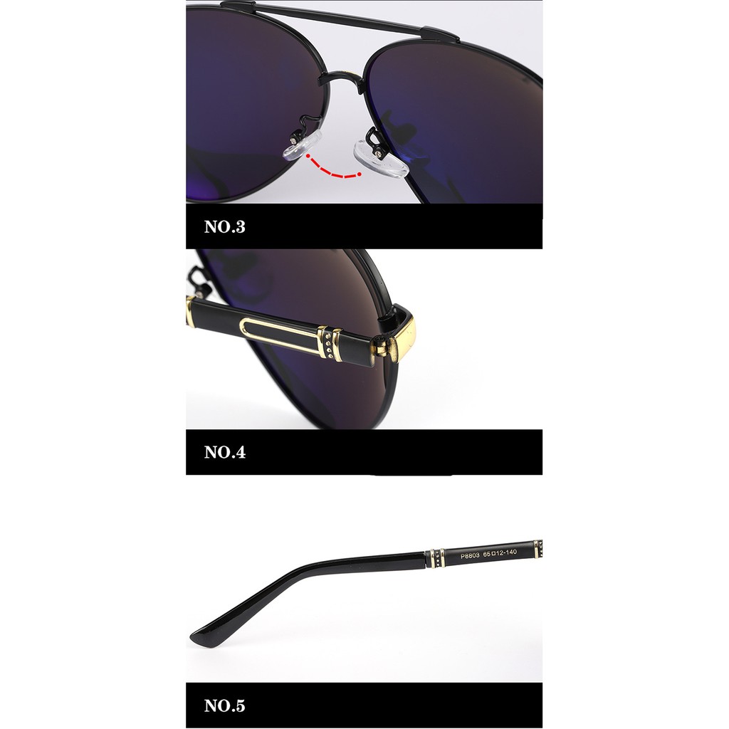 Kính Mát Râm Thời Trang P8803 Chống Tia UV Cực Tím