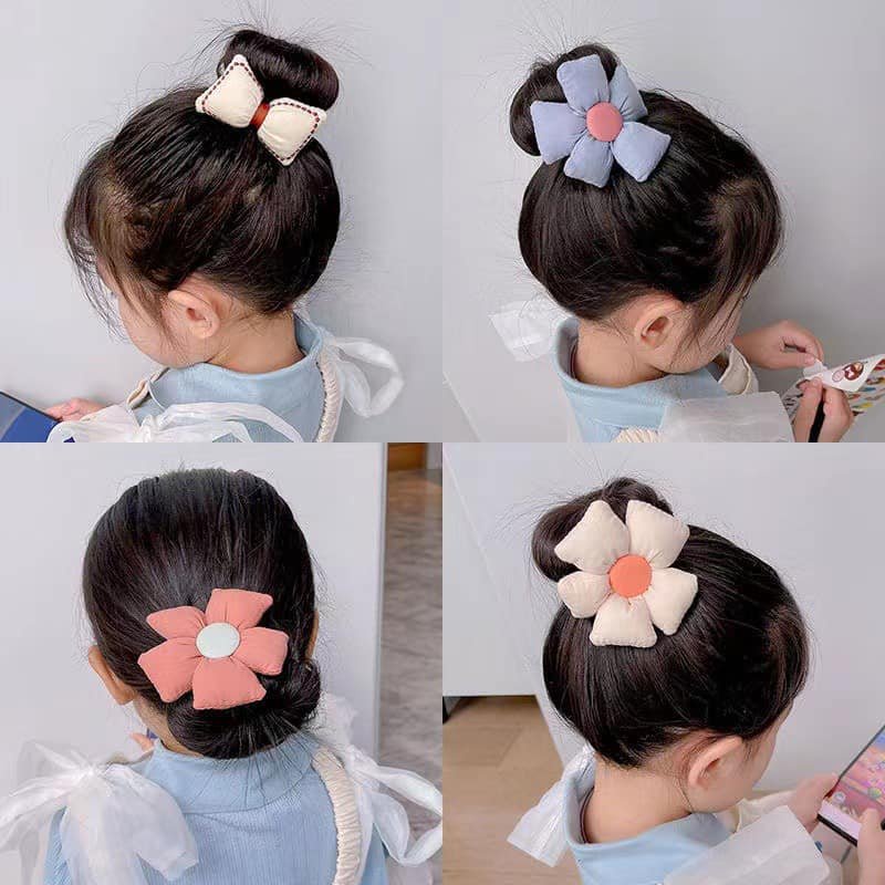 SET 5 TRÂM HOA BÚI TÓC CHO BÉ STYLE HÀN QUỐC SIÊU XINH