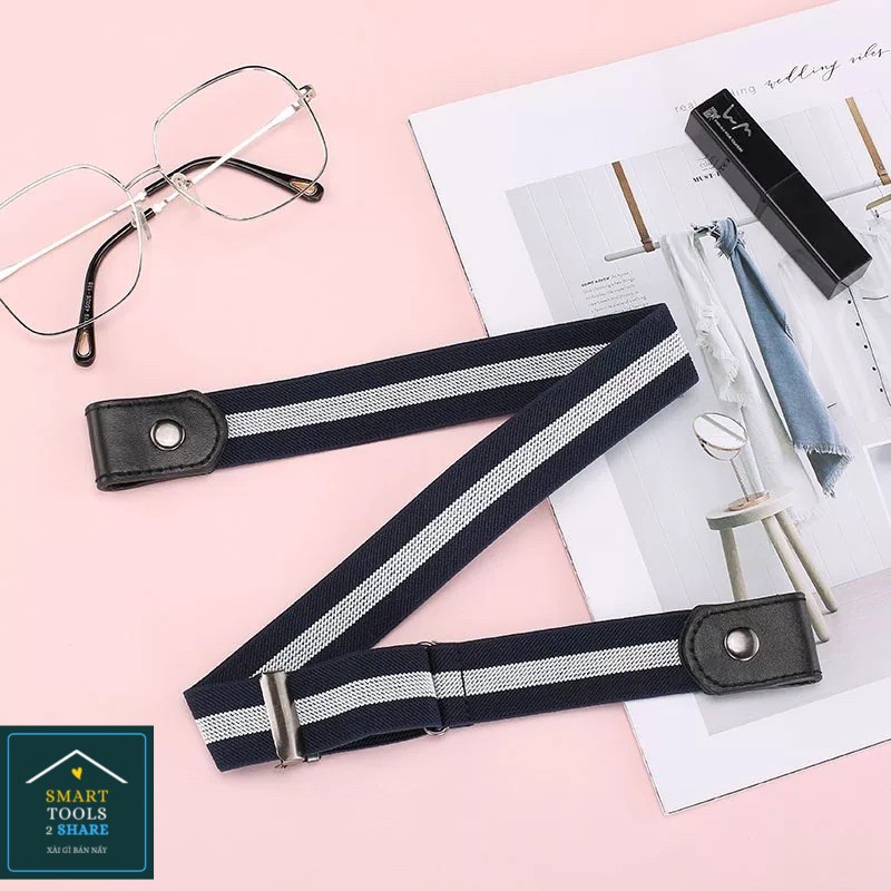 Thắt Lưng Lười Dây Thun Có Nút Bấm Điều Chỉnh Lưng Quần Jeans, Quần Ống Rộng Phong Cách Hiện Đại, Trẻ Trung