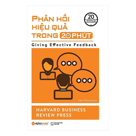 Sách - Phản hồi hiệu quả trong 20 phút (Tái bản 2018)-AlphaBooks
