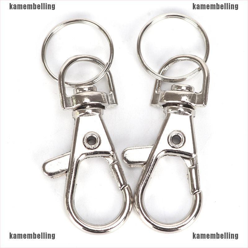 [KAM] Set 10 Móc Khóa Tôm Hùm Bạc Có Khớp Khuyên