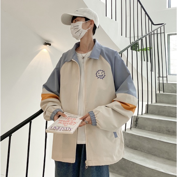 áo khoác áo dài tay áo khoác gió 2 lớp thời trang áo varsity jacket trẻ tuổi áo khoác nam unisex áo khoác nữ
