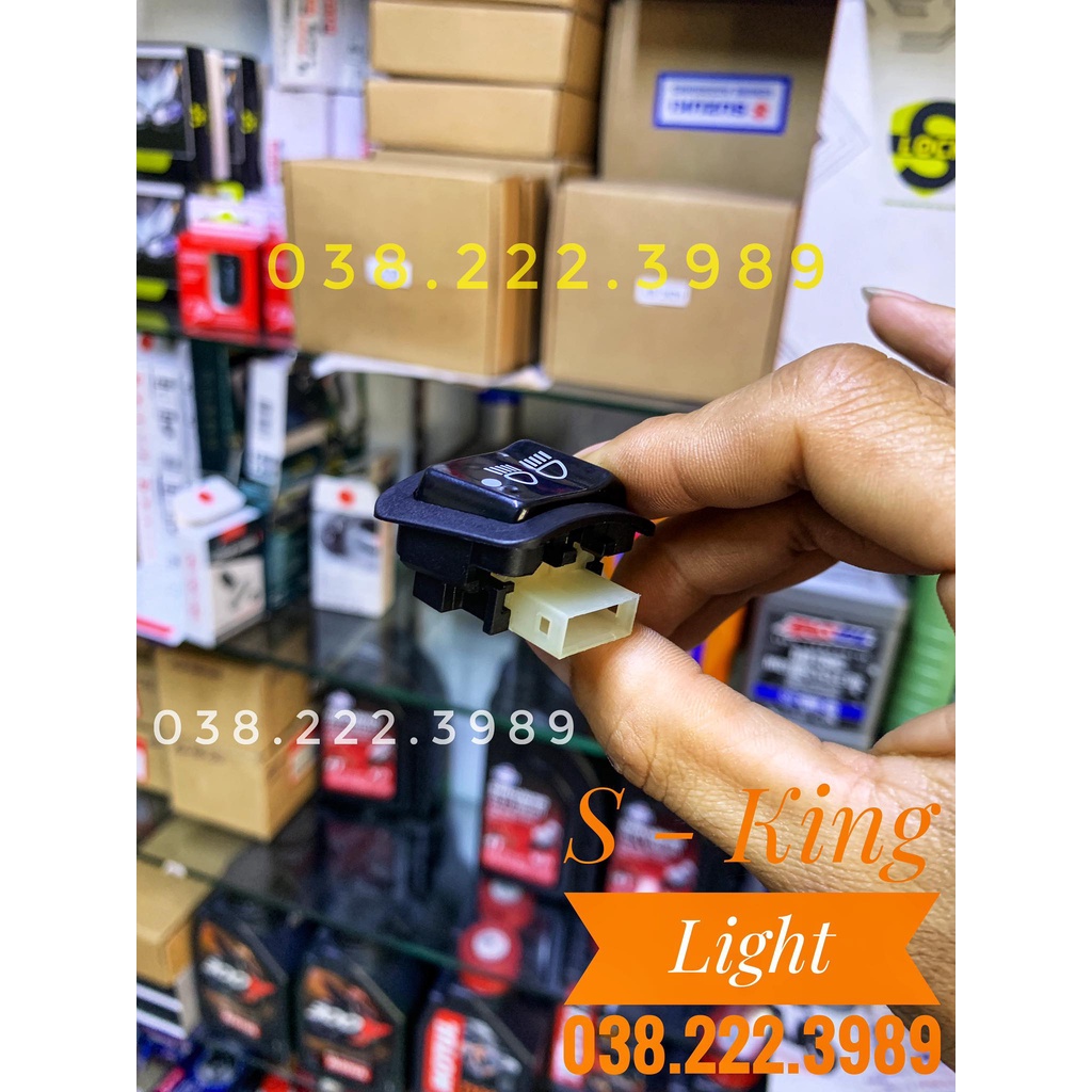 Công Tắc TẮT ĐÈN Xe Máy, 3 Chế Độ PHA - COS - TẮT ĐÈN Hàng CAO CẤP LOẠI 1
