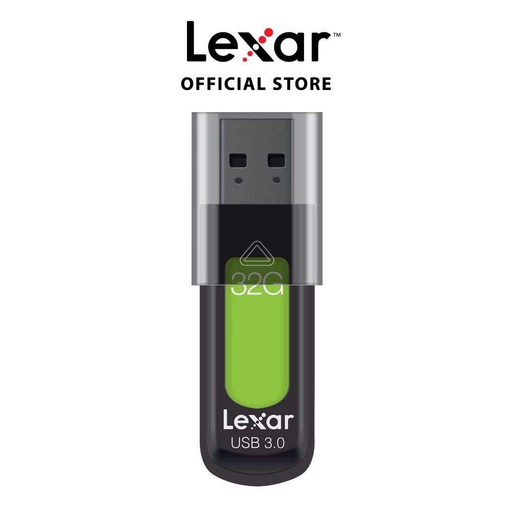 USB 3.0 Lexar 32GB JumpDrive S57 (Xanh lá cây) - Hàng Chính Hãng