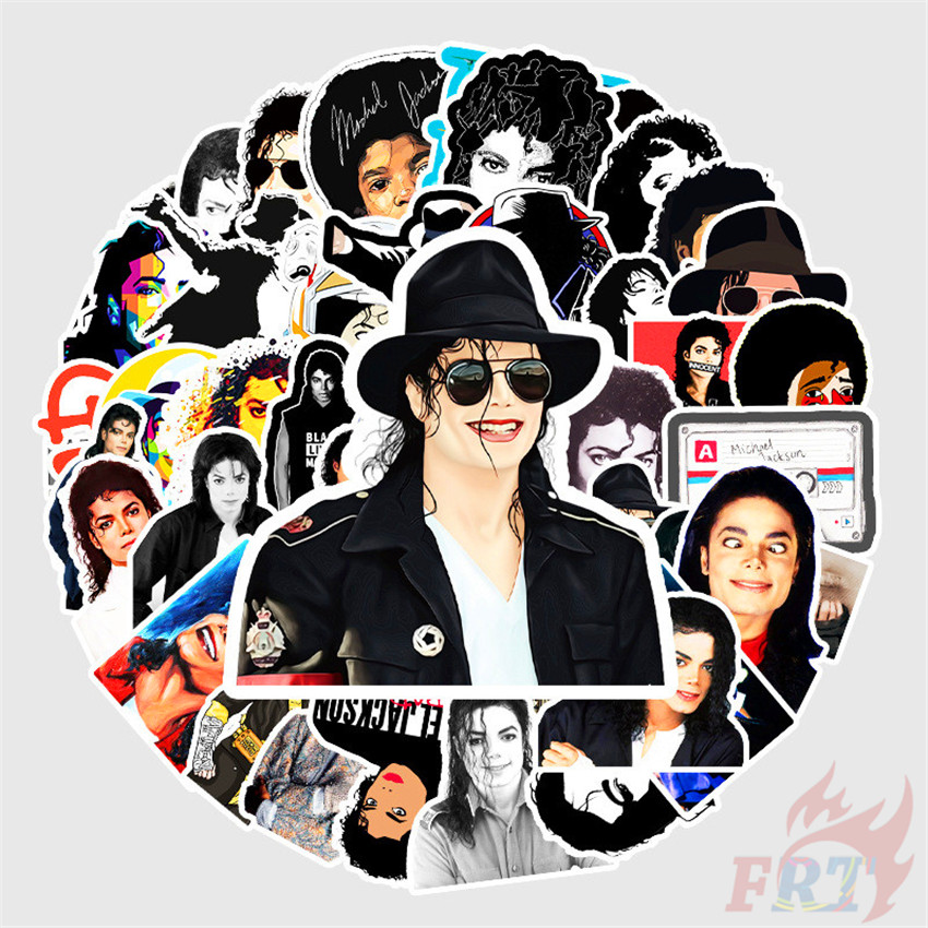 ❉ Michael Jackson Series 03 - Superstar MJ Stickers ❉ 50Pcs/Set Waterproof DIY Fashion Decals Doodle Stickers