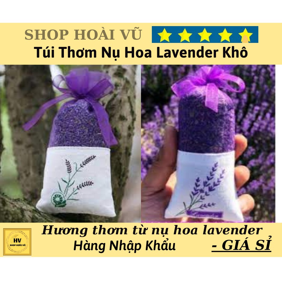 Túi Thơm Nụ Hoa Lavender Khô - Hàng Nhập Khẩu