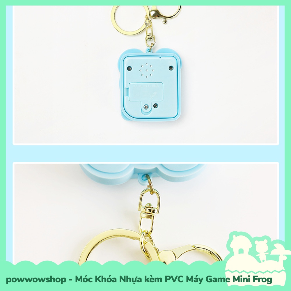 [Sẵn VN - Hỏa Tốc] Móc Khóa Nhựa PVC Kiểu Dáng Máy Chơi Game Cầm Tay Mini Cute Frog