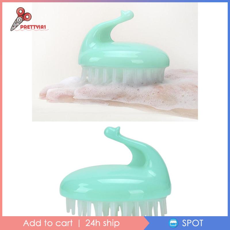 Lược Chải Tóc Massage Da Đầu Khô Và Ướt Prettyia1 Màu Xanh Lá Cho Nữ