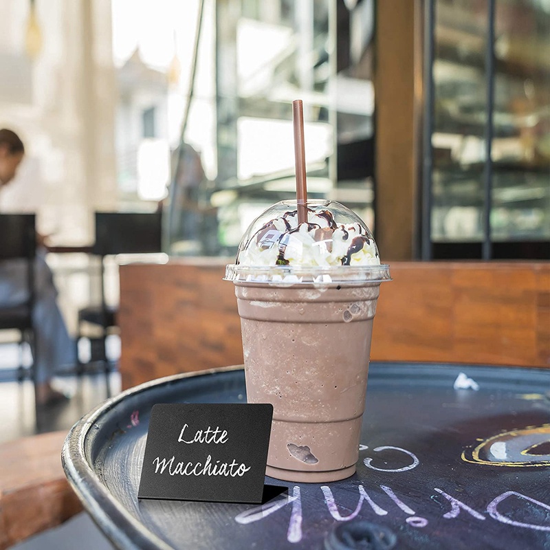 Bộ 10 Bảng Đen Mini 4 X3inch Dùng Trang Trí Thức Ăn - Buffet - Bàn Tiệc Cưới - Bakery - Bảng Nhỏ