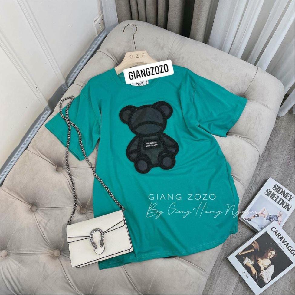 [ Hàng Quảng Châu ]  Áo phông gấu xanh, áo thun nữ chất thun loại 1 / Thoitrangsvtn - [ Có video + ảnh thật ] | BigBuy360 - bigbuy360.vn