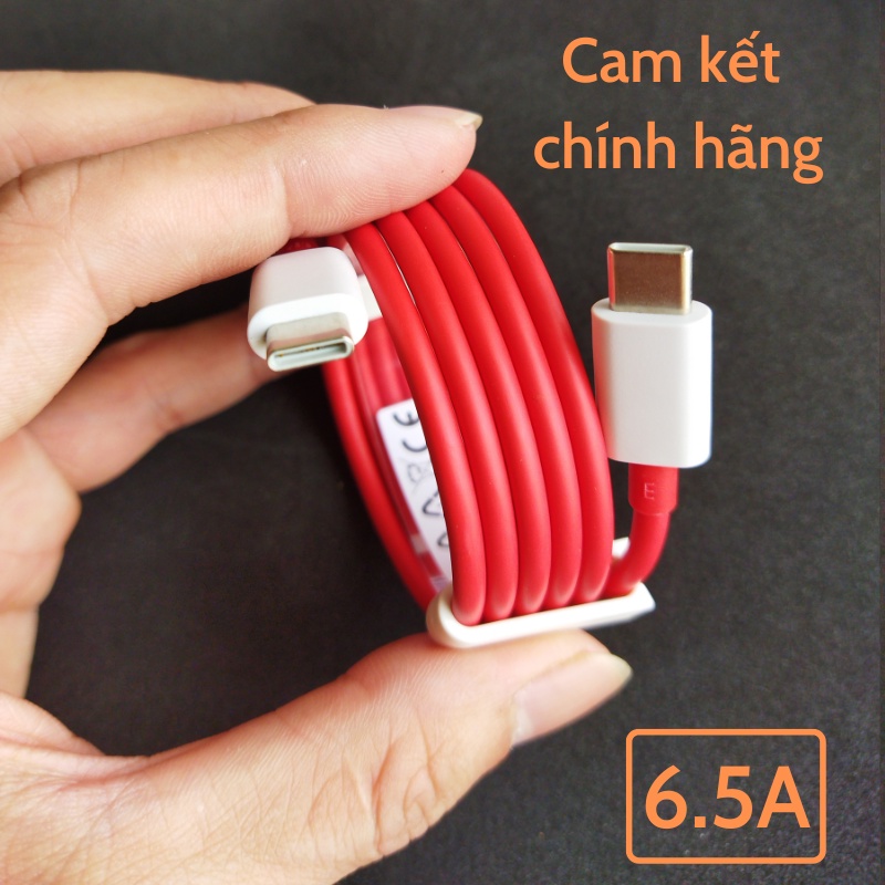 Bộ Sạc Nhanh OnePlus 65W Warp Charge 6.5A PD 2 đầu Type-C cho OnePlus 8T/ 9/ 9R/ 9 Pro