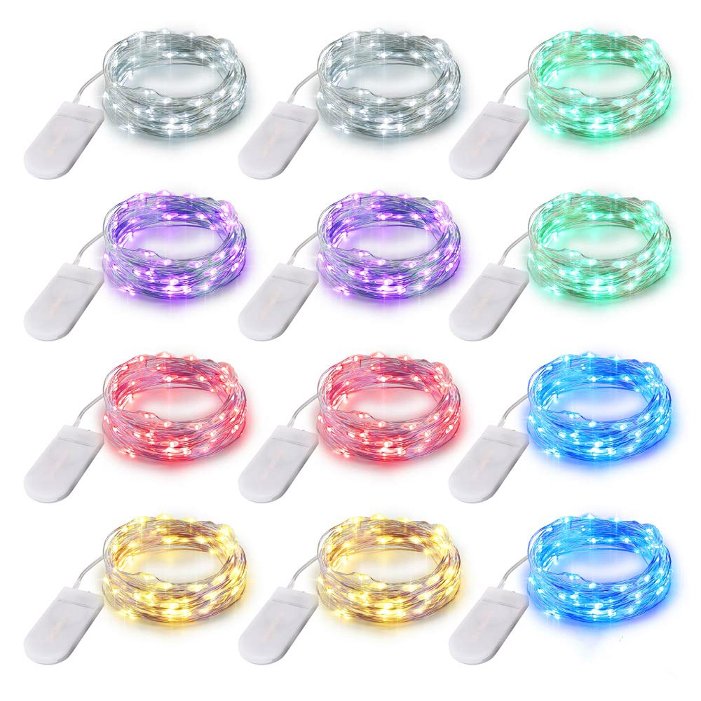 Dây Đèn Led Trang Trí 1M 2M 3M 5M Sử Dụng Pin (CR2032)