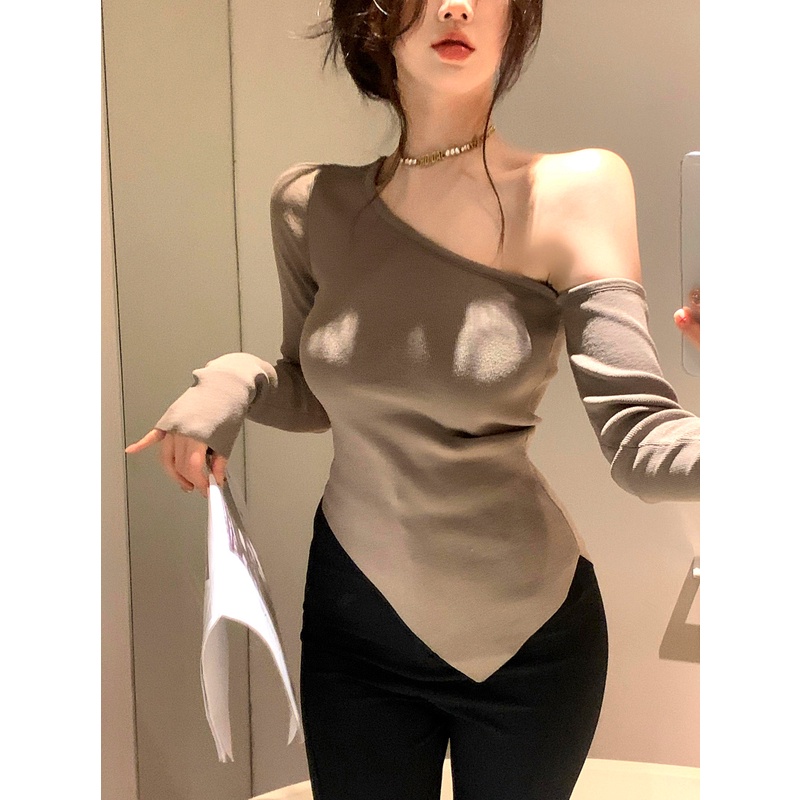 Áo Sơ Mi Tay Dài Dáng Rộng Phong Cách Hàn Quốc Thời Trang Cho Nữ