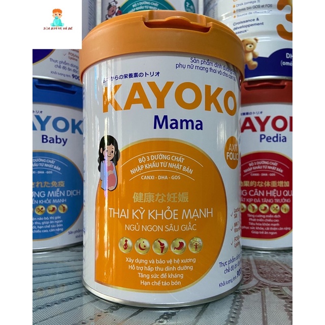 Sữa bột Kayoko Mama công nghệ Nhật 900g