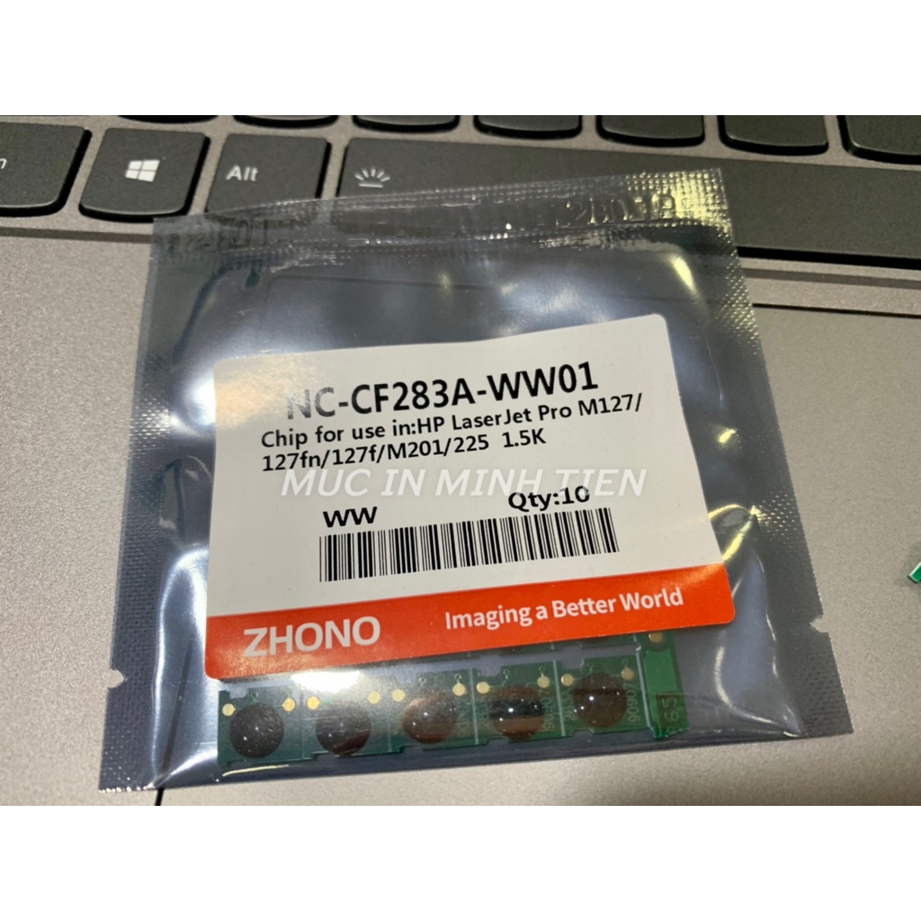 Bộ 5 chíp Hp 83a, cho HP M125, M126, M127, M201, M225, m125a, m127fn, 127fn, m201dw