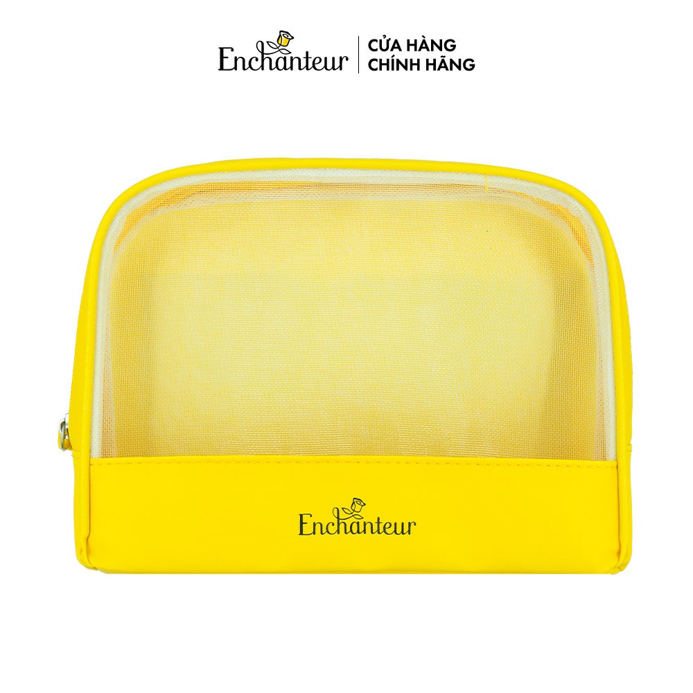 Túi đựng mỹ phẩm, đồ dùng tiện lợi - Hàng khuyến mãi Enchanteur(Màu vàng)