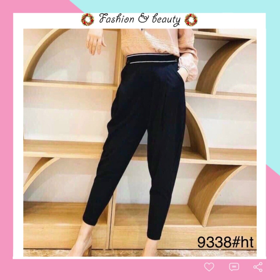 Quần tây nữ đi học đẹp lưng cao DOLOXI cạp liền chun sau co giãn Hàn Quốc Q617