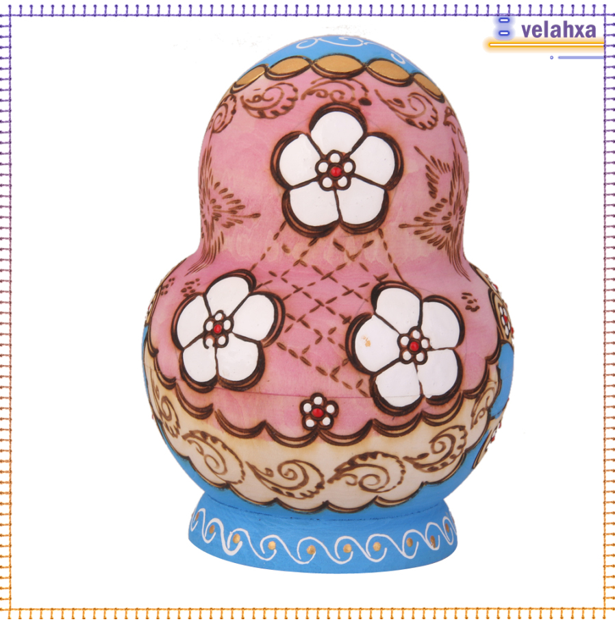 Bộ 10 Búp Bê Nga Matryoshka Bằng Gỗ