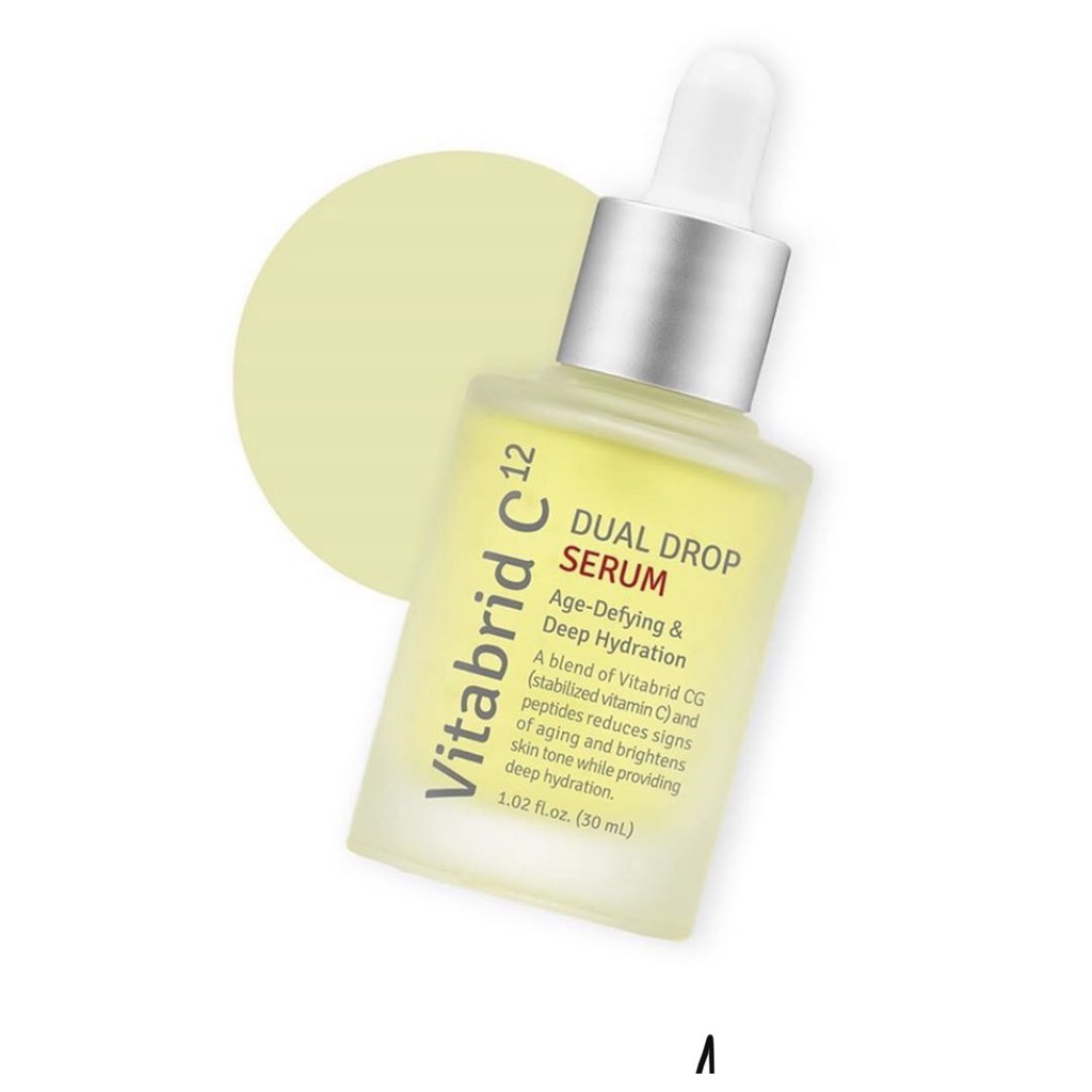 [DATE 09.2022] Serum Peptide cấp ẩm chuyên sâu - Vitabrid C12 Dual Drop Serum 30ml