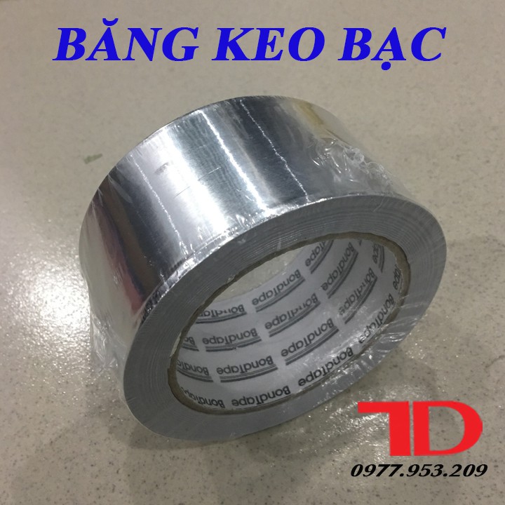 Combo 4 Băng keo bạc nhôm, Băng keo chịu nhiệt