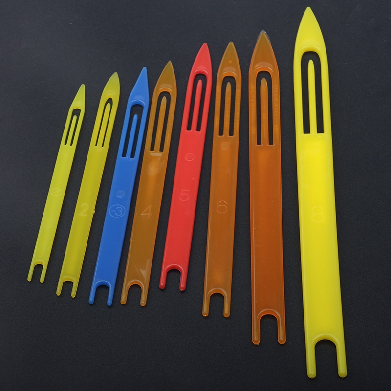 Set 8 Kim Đan Bằng Nhựa Chống Rỉ Sét Màu Sắc Ngẫu Nhiên Dùng Để Câu Cá