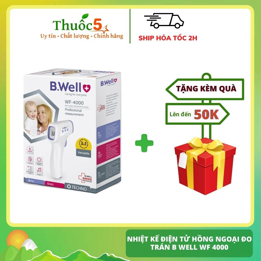 [GIÁ GỐC] Nhiệt kế Điện Tử Hồng Ngoại Đo Trán B Well WF 4000 Sản Xuất Tại Thụy Sĩ