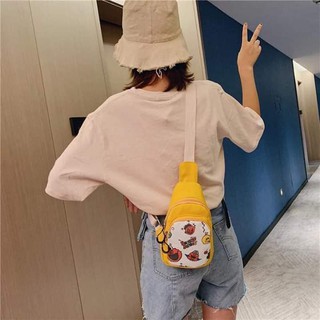 Túi đeo chéo vải thô bố siêu xịn