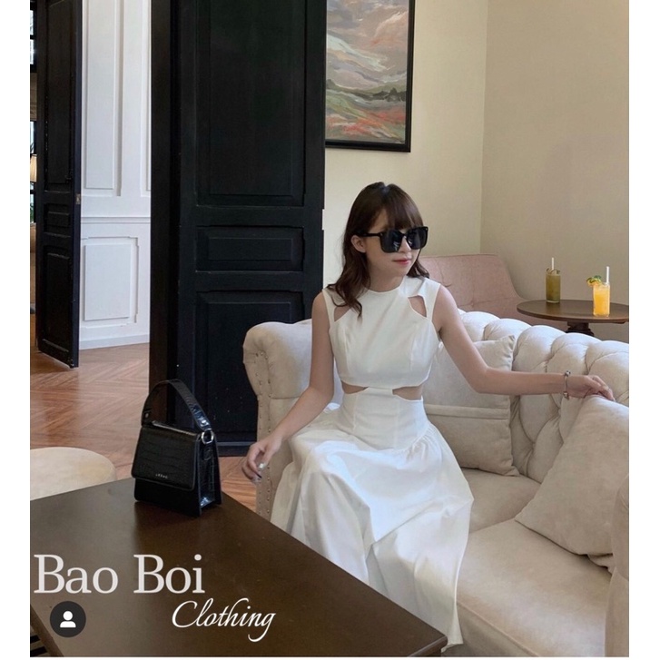 Váy thô mềm cut out eo siêu đỉnh dành cho các nàng_Có ảnh thật