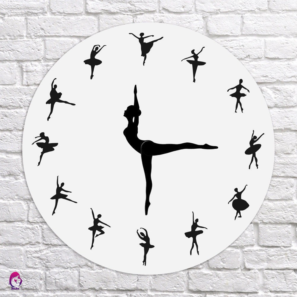 ♦♦ Ballerina Record Wall Clock Ballet Dancing Wall Clock Dancer Home Decor Xmas Gift