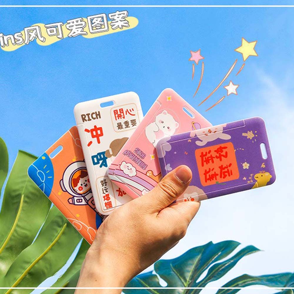 Túi Đựng Thẻ Tên Hình Động Vật Hoạt Hình Dễ Thương