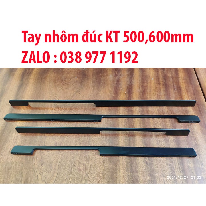 Tay đúc đặc đen kích thước 500mm,600mm,tay nắm Tủ Bếp,Tay Nắm Tủ Áo,tay Nắm Tủ, hợp kim dày dặn phủ sơn tĩnh điện