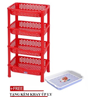 kệ chén 4 tầng nhí duy Tân