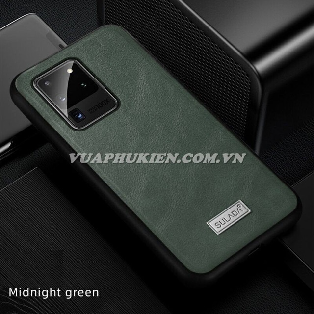 Ốp lưng Sulada da cho Galaxy S20/ S20 Plus/ S20 Ultra chống sốc siêu đẹp