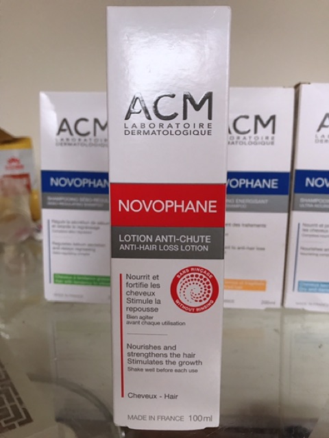 Serum ngăn ngừa rụng tóc và kích thích mọc tóc Novophane Lotion ACM 100ml