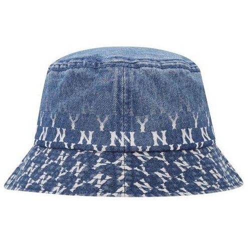 Mũ/Nón Vành MLB NY Monogram Denim Bucket HAT Blue N20