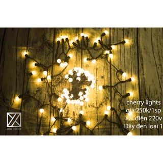 ĐÈN CHERRY LIGHTS DECOR (50 bóng) dài 7m.