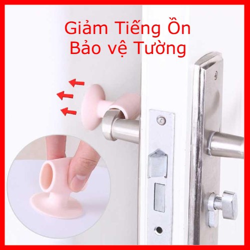 Cục hít cửa cửa Silicon 💖FREESHIP💖 chống trầy tường, hạn chế tiếng ồn khi đóng mở cữa