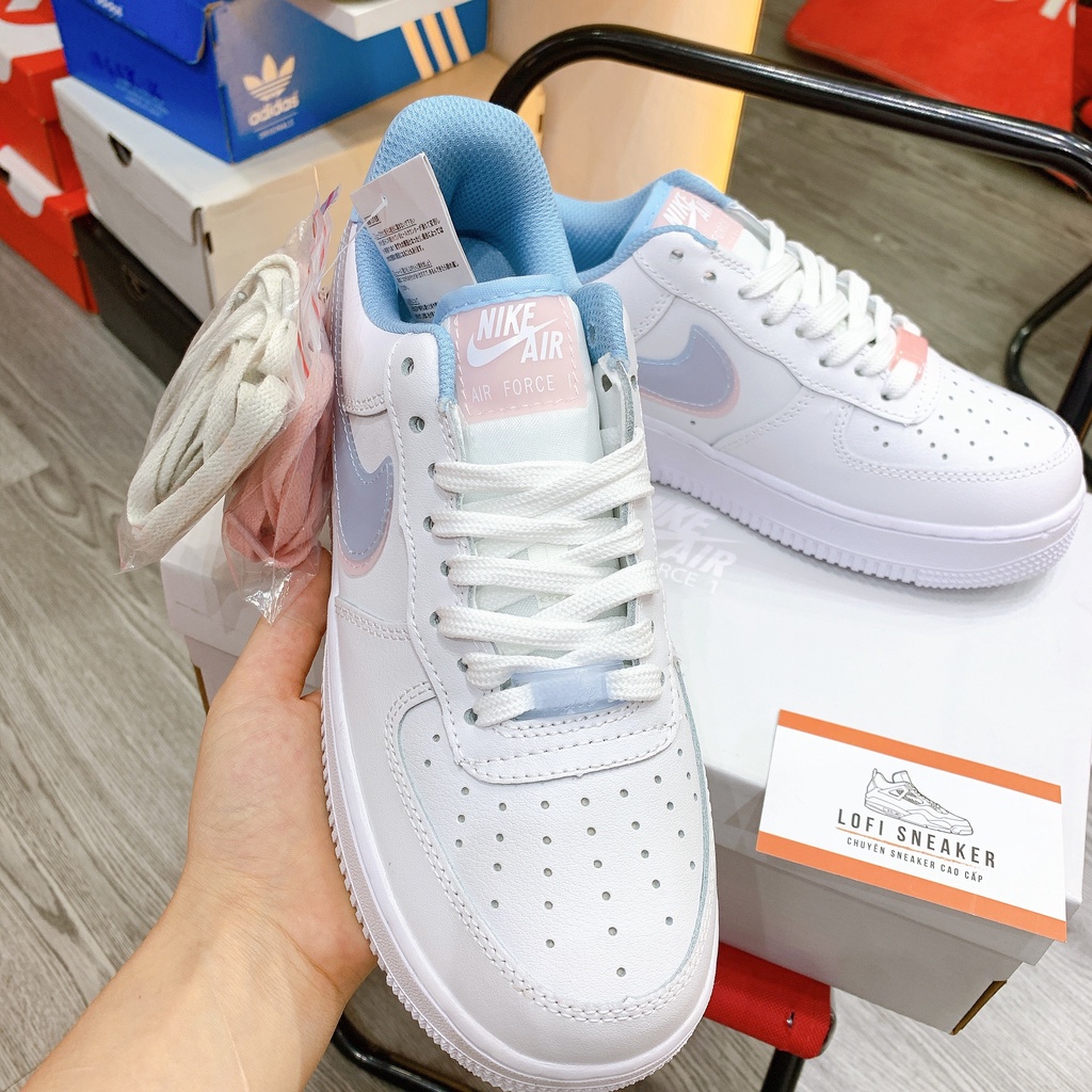 [ẢNH THẬT - FULL BOX] Giày thể thao af1,sneaker af1 lv8 xanh bản trung hàng 1/1 cao cấp full phụ kiện 2 dây đi kèm