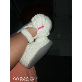 Đồ len cho bé - giày len cho bé gái sơ sinh 0 12 tháng
