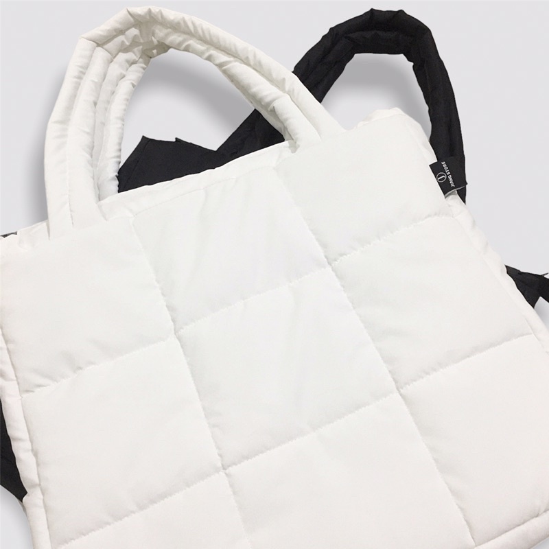 Túi TOTE trần bông kẻ caro - túi đeo chéo local brand JAING STORE