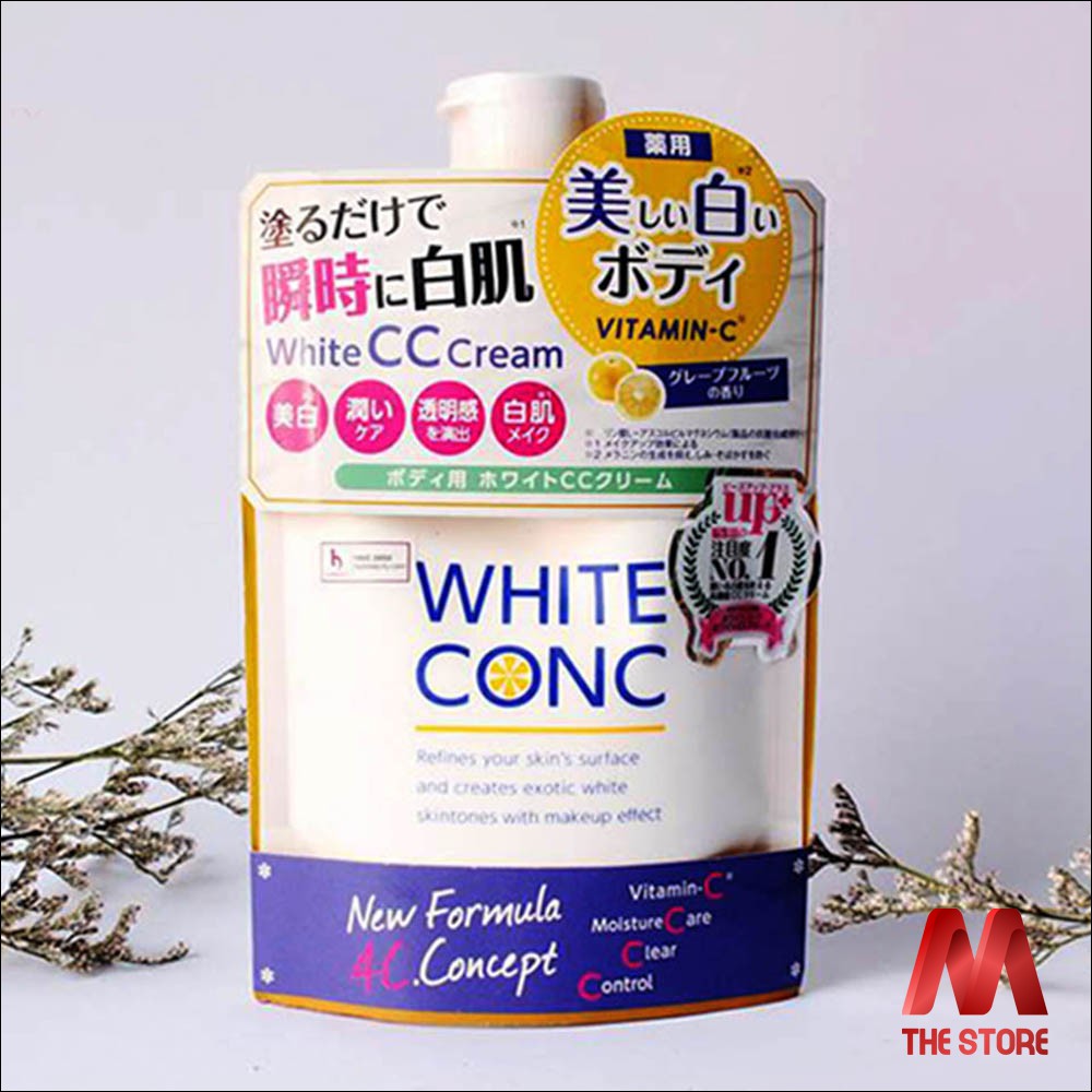 Sữa dưỡng trắng White Conc Body CC Cream With Vitamin-C 200g