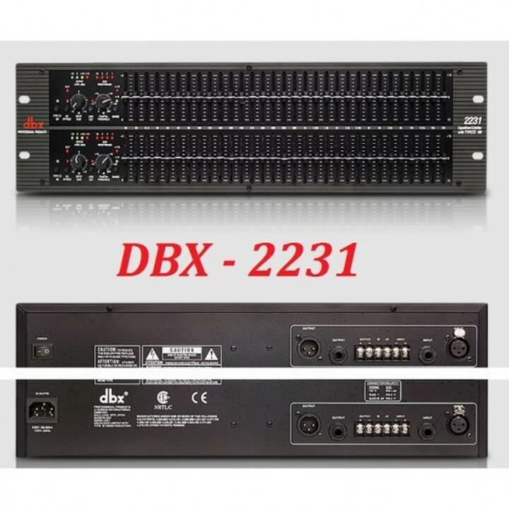 [Loại1] lọc xì equalizer cao cấp dbx 2231 - TẶNG 2 dây canon _ Nhật Việt official