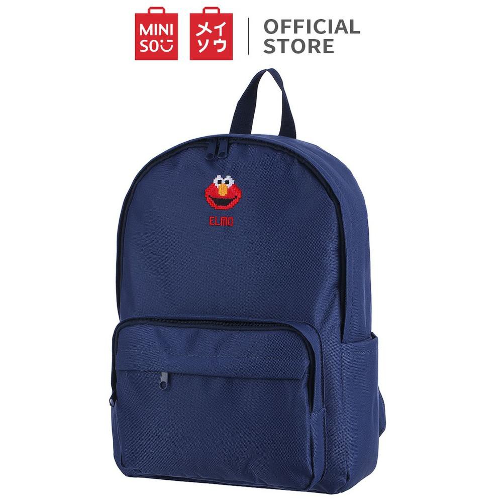 Miniso Ba Lô Họa Tiết Sesame Street Cá Tính Dành Cho Nam (Art. 06)