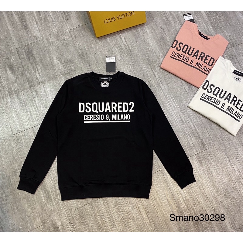 Áo nỉ thúdoong nam, nữ in chữ DSQUARED2,3 màu kèm video ảnh thật | BigBuy360 - bigbuy360.vn
