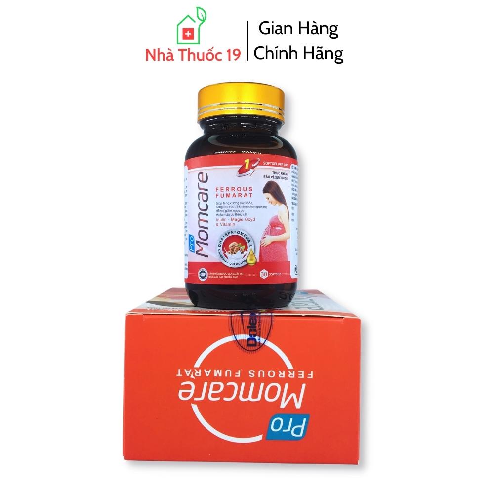 Pro Momcare Bổ Sung Các Vitamin Khoáng Chất DHA EPA Omega 3 Cho Phụ Nữ Trước Trong Thời Kì Mang Thai Và Cho Con Bú