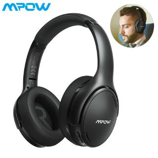 Tai nghe chụp tai MPOW H19 Bluetooth 5.0 CVC 8.0 hỗ trợ sạc nhanh chơi nhạc liên tục 30 tiếng