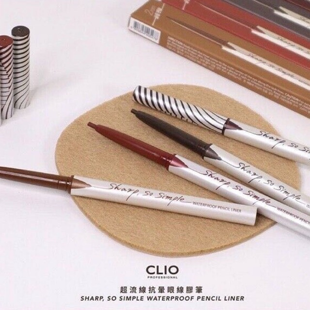 CHÌ KẺ MẮT CLIO SHARP SO SIMPLE WATERPROOF PENCIL LINER