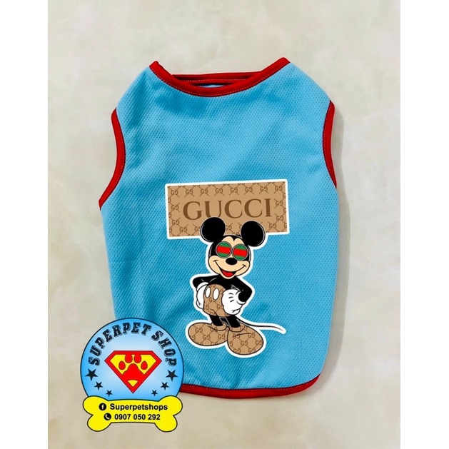 ÁO THÚ CƯNG CHUỘT MICKEY GUCCI SIÊU XINH GIÁ RẺ