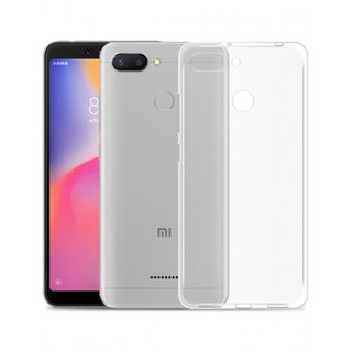 Ốp dẻo trong suốt cho Xiaomi Redmi 6 (Hàng loại A)