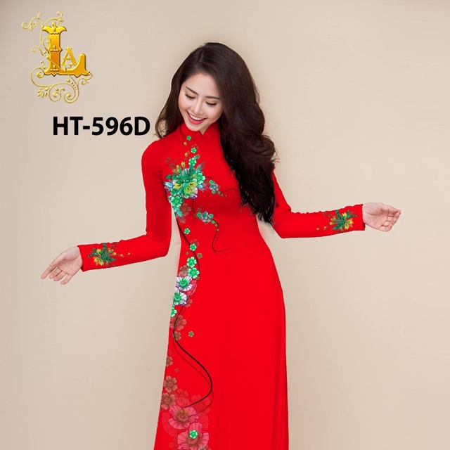 Vải áo dài in 3 D